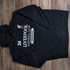 Liverpool Football Club 2024 Pre-Season US Tour Merch Hoodie Size XXL In Black